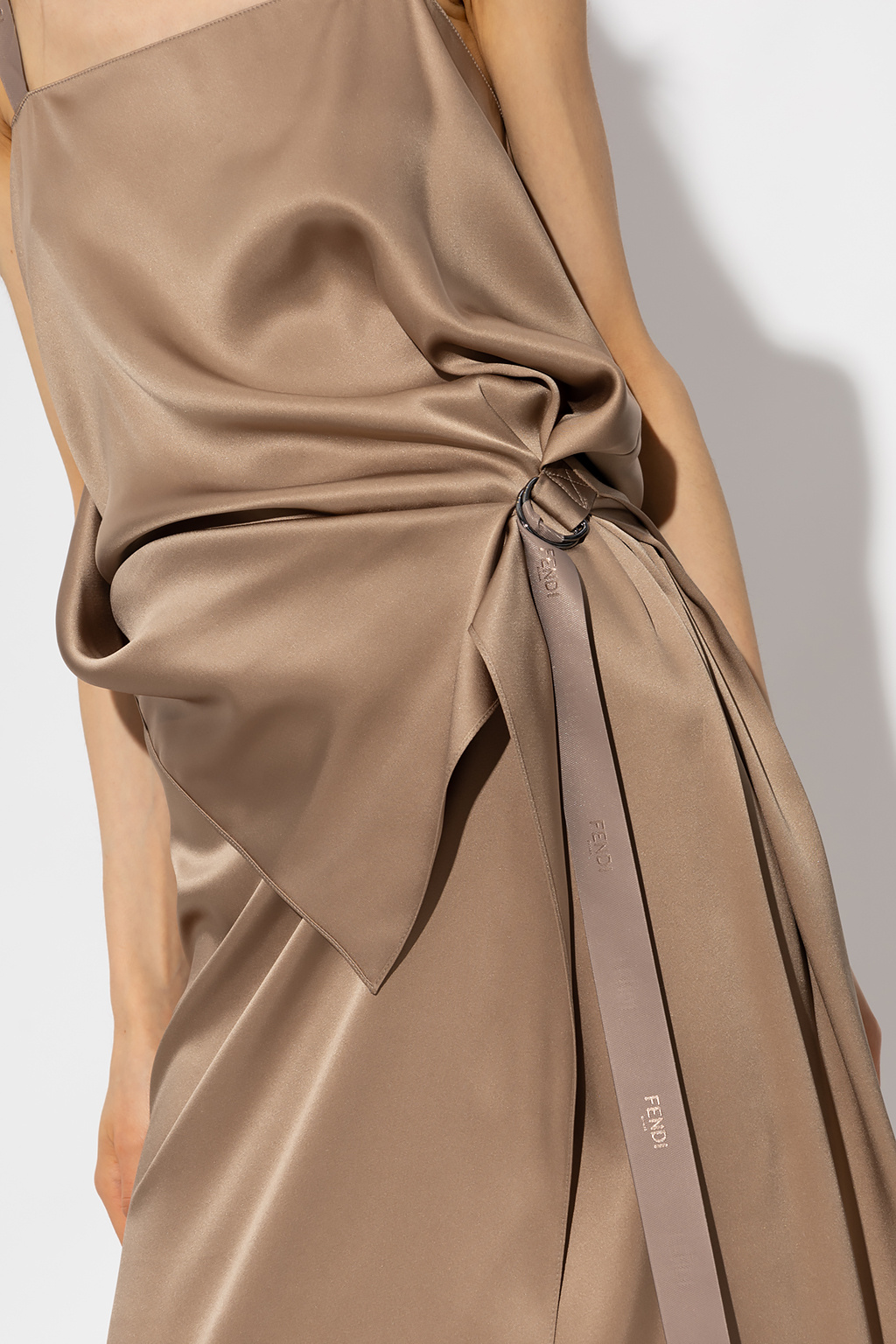 Brown 2024 fendi dress